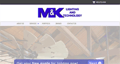 Desktop Screenshot of mklighting.net